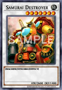 Samurai Destroyer, Yu-Gi-Oh! card, EARTH