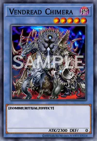 Vendread Chimera, Yu-Gi-Oh! card, DARK
