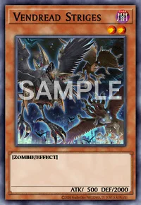 Vendread Striges, Yu-Gi-Oh! card, DARK