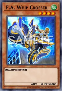 F.A. Whip Crosser, Yu-Gi-Oh! card, WIND