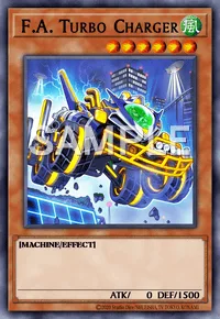 F.A. Turbo Charger, Yu-Gi-Oh! card, WIND