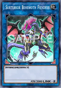 Subterror Behemoth Fiendess, Yu-Gi-Oh! card, EARTH