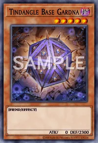 Tindangle Base Gardna, Yu-Gi-Oh! card, DARK