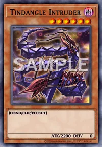 Tindangle Intruder, Yu-Gi-Oh! card, DARK