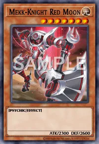 Mekk-Knight Red Moon, Yu-Gi-Oh! card, LIGHT