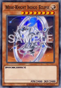 Mekk-Knight Indigo Eclipse, Yu-Gi-Oh! card, LIGHT
