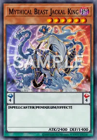 Mythical Beast Jackal King, Yu-Gi-Oh! card, DARK