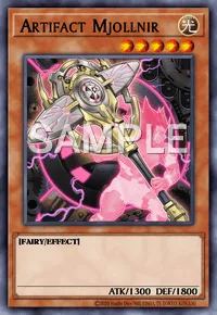 Artifact Mjollnir, Yu-Gi-Oh! card, LIGHT