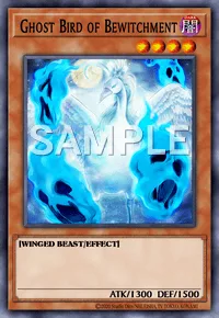 Ghost Bird of Bewitchment, Yu-Gi-Oh! card, DARK