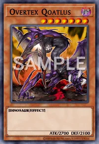 Overtex Qoatlus, Yu-Gi-Oh! card, DARK