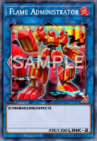 Flame Administrator, Yu-Gi-Oh! card, FIRE
