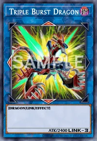 Triple Burst Dragon, Yu-Gi-Oh! card, DARK