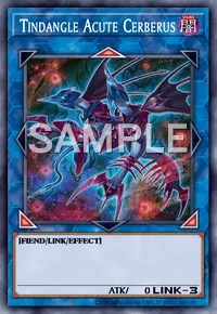 Tindangle Acute Cerberus, Yu-Gi-Oh! card, DARK