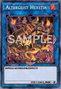 Altergeist Hexstia, Yu-Gi-Oh! card, FIRE