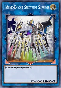 Mekk-Knight Spectrum Supreme, Yu-Gi-Oh! card, LIGHT