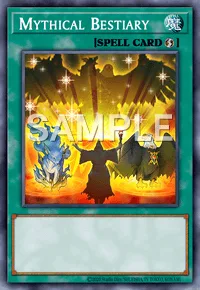 Mythical Bestiary, Yu-Gi-Oh! card, SPELL