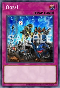 Oops!, Yu-Gi-Oh! card, TRAP