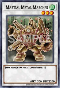 Martial Metal Marcher, Yu-Gi-Oh! card, WIND