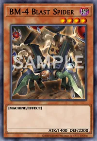BM-4 Blast Spider, Yu-Gi-Oh! card, DARK