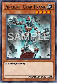 Ancient Gear Frame, Yu-Gi-Oh! card, EARTH