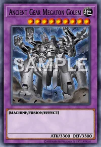 Ancient Gear Megaton Golem, Yu-Gi-Oh! card, EARTH