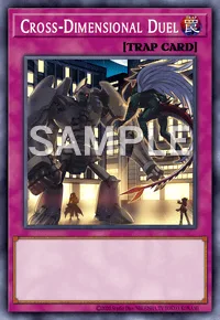 Cross-Dimensional Duel, Yu-Gi-Oh! card, TRAP