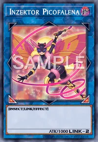 Inzektor Picofalena, Yu-Gi-Oh! card, DARK