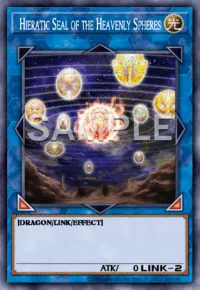 Hieratic Seal of the Heavenly Spheres, Yu-Gi-Oh! card, LIGHT
