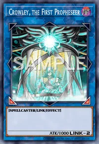 Crowley, the First Propheseer, Yu-Gi-Oh! card, DARK