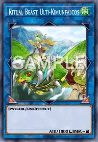 Ritual Beast Ulti-Kimunfalcos, Yu-Gi-Oh! card, WIND