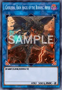 Cherubini, Ebon Angel of the Burning Abyss, Yu-Gi-Oh! card, DARK