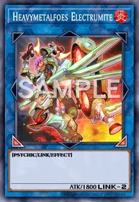 Heavymetalfoes Electrumite, Yu-Gi-Oh! card, FIRE