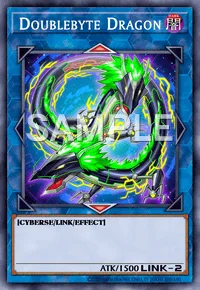 Doublebyte Dragon, Yu-Gi-Oh! card, DARK