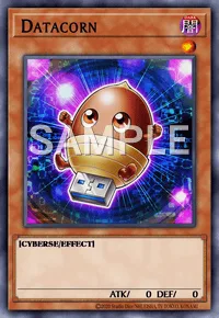 Datacorn, Yu-Gi-Oh! card, DARK