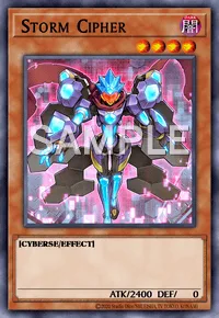 Storm Cipher, Yu-Gi-Oh! card, DARK