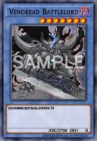 Vendread Battlelord, Yu-Gi-Oh! card, DARK