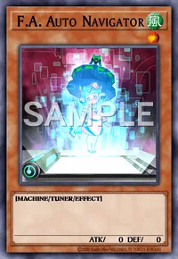 F.A. Auto Navigator, Yu-Gi-Oh! card, WIND