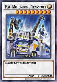 F.A. Motorhome Transport, Yu-Gi-Oh! card, LIGHT
