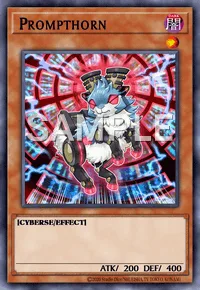 Prompthorn, Yu-Gi-Oh! card, DARK