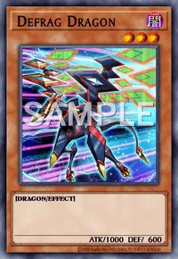 Defrag Dragon, Yu-Gi-Oh! card, DARK