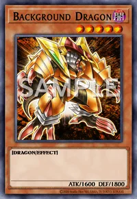 Background Dragon, Yu-Gi-Oh! card, DARK