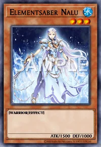 Elementsaber Nalu, Yu-Gi-Oh! card, WATER