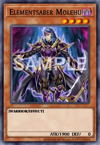 Elementsaber Molehu, Yu-Gi-Oh! card, DARK