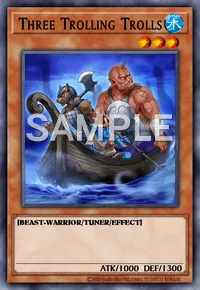 Three Trolling Trolls, Yu-Gi-Oh! card, WATER