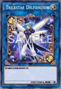 Trickstar Delfiendium, Yu-Gi-Oh! card, LIGHT