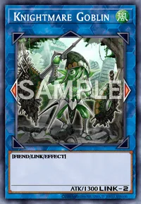Knightmare Goblin, Yu-Gi-Oh! card, WIND