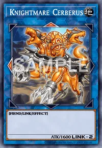 Knightmare Cerberus, Yu-Gi-Oh! card, EARTH