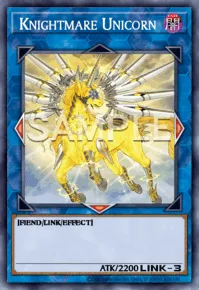 Knightmare Unicorn, Yu-Gi-Oh! card, DARK