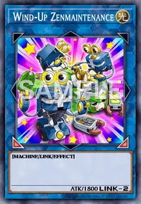 Wind-Up Zenmaintenance, Yu-Gi-Oh! card, LIGHT