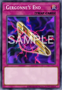 Gergonne's End, Yu-Gi-Oh! card, TRAP